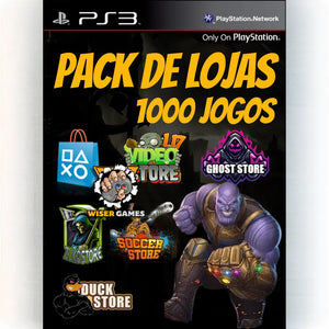 Pack 1000 Jogos Ps3 Mídia Digital Wiser Games