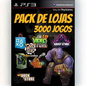 Pack 3000 Jogos Ps3 Mídia Digital Wiser Games
