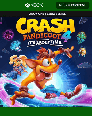 Crash Bandicoot 4 It’s About Time Xbox One e Xbox Series X|S Mídia Digital