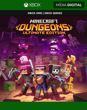 Minecraft Dungeons Edição Ultimate – Xbox One e Xbox Series X|S Mídia Digital