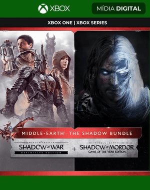 Terra-média Conjunto das Sombras – Xbox One e Xbox Series X|S Mídia Digital