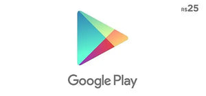 Google Play R$25 Reais - Código Digital Wiser Games