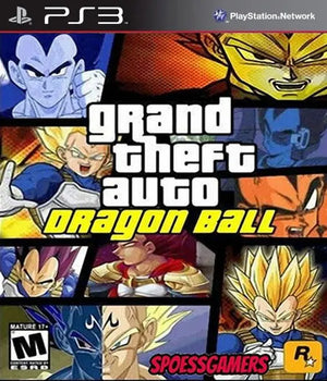 GTA Dragon Ball Ps3 Mídia Digital Wiser Games