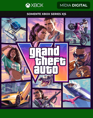 GTA 6 - Grand Theft Auto VI - Xbox Series X|S Mídia Digital