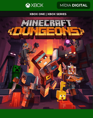 Minecraft Dungeons Xbox One e Xbox Series X|S Mídia Digital