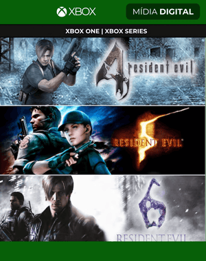 Pacote Triplo Resident Evil Xbox One e Xbox Series X|S Mídia Digital