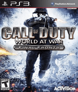 Call of Duty World at War Final Fronts PT-BR Ps3 Mídia Digital - Big Cyber Games